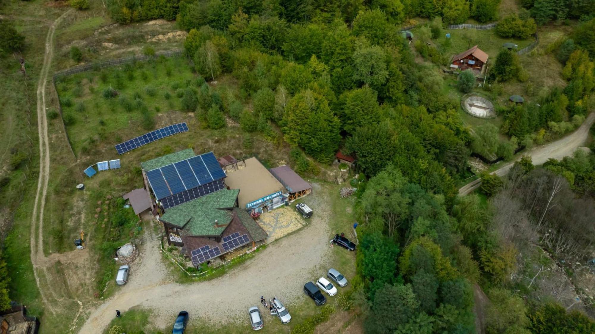 Pensiunea Izvorul Bucuriei Siriu Exterior foto